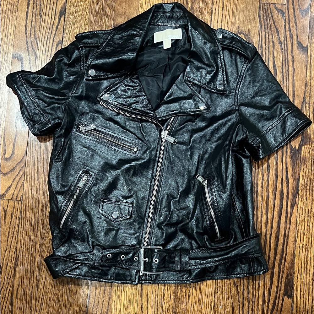 Michael Kors Black Leather Jacket